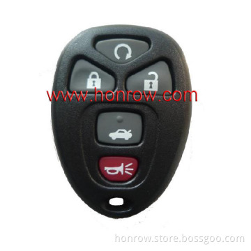 High quality GM key shell 4+1 buttons remote key shell, auto key case